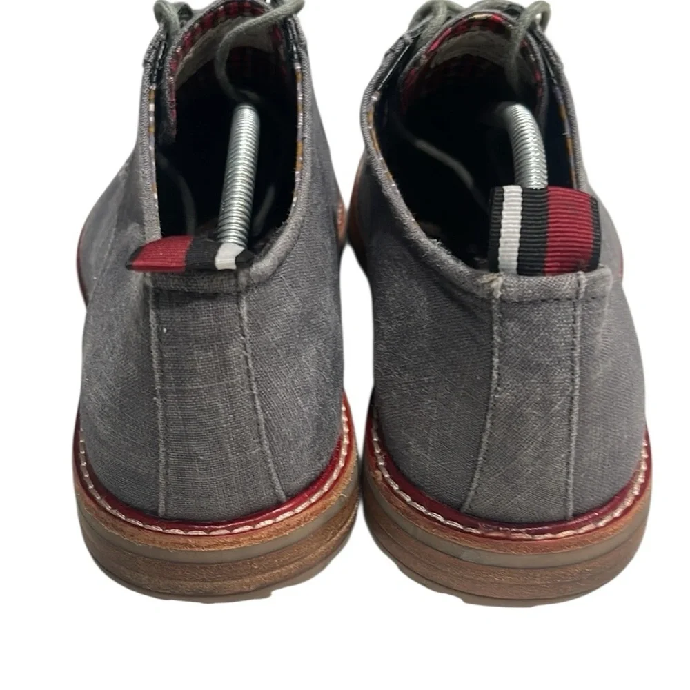 Ben Sherman Fabric Upper Lace Up Oxford Shoe SZ 13 Grey